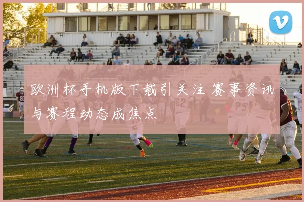 欧洲杯手机版下载引关注 赛事资讯与赛程动态成焦点