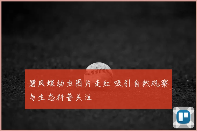 碧凤蝶幼虫图片走红 吸引自然观察与生态科普关注